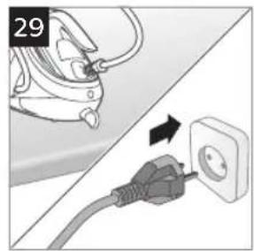 PHILIPS PerfectCare 9000 PSG9040 - FONTOS – A vasalótalp vízkőmentesítése - 6