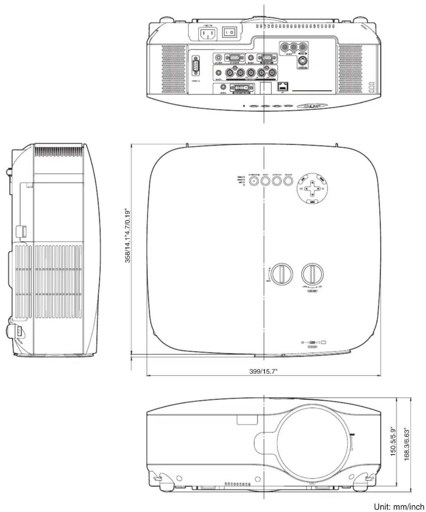 NEC NP2200 - Mechanical - 1