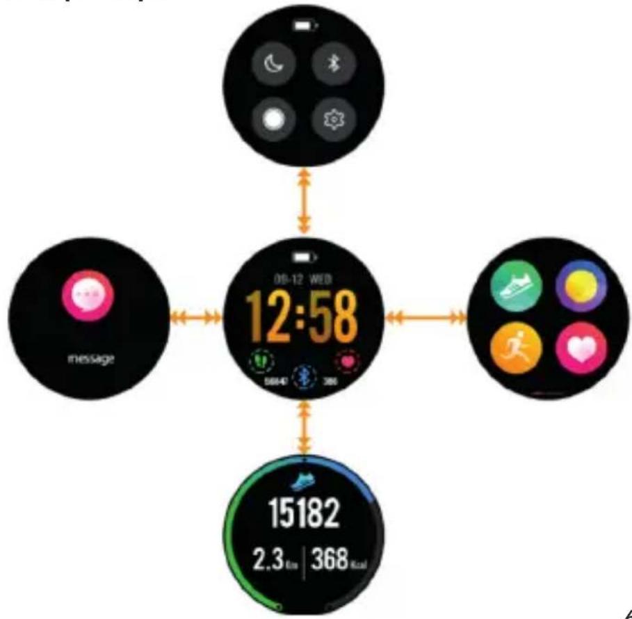 Kubo KBSW4857 - SMARTWATCH W1 KBSW4857BK - 1