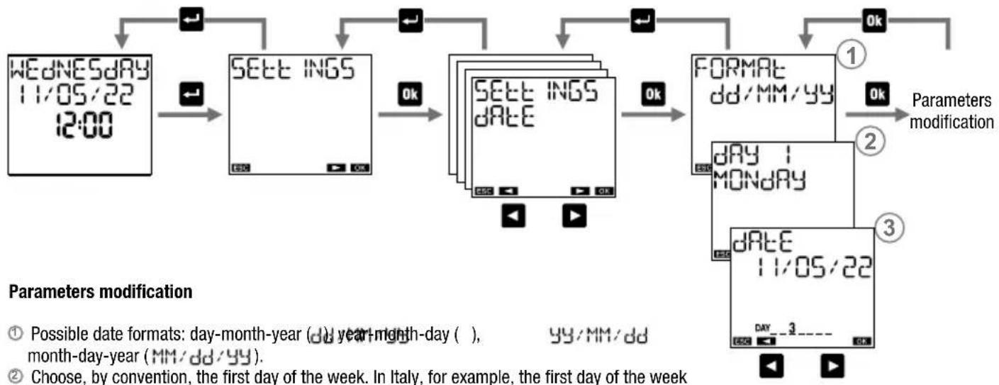 Vemer Memo RF - SETTINGS MENU - 3