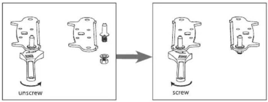 unscrew screw