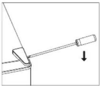 Exquisit GS272-NF-040EW - Draairichting deur wijzigen - 1