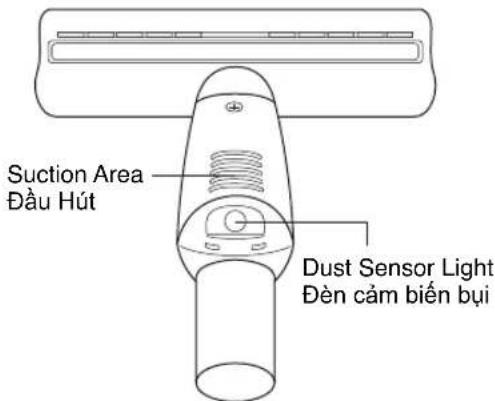 Đầu hút Đèn cảm biến bụi