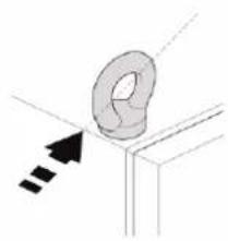 HAGER FR24V2 - Crane eyes / ring screws FZ831 - 2