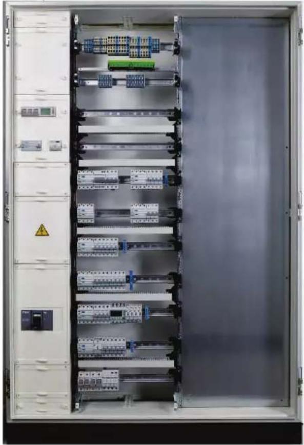 HAGER FR24V2 - Mounting plates up to enclosure height UZ\*MP - 1
