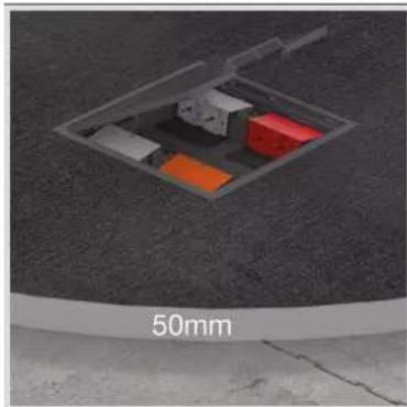 HAGER BKFD400045 - Floor structure 50 mm - 1