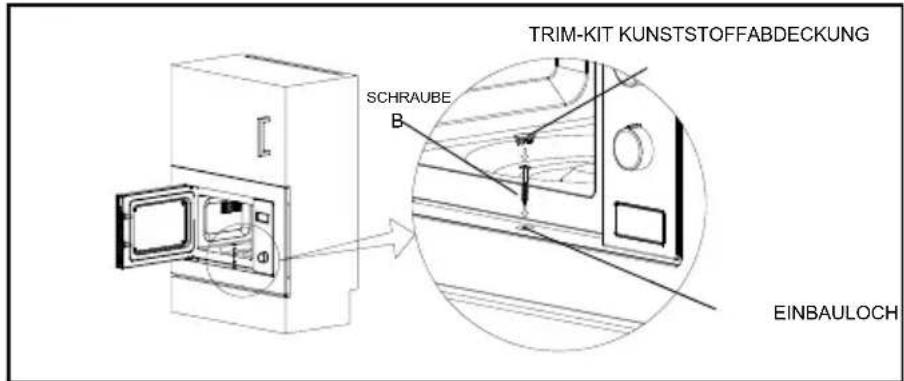 TRIM-KIT KUNSTSTOFFABDECKUNG SCHRAUBE B EINBAULOCH