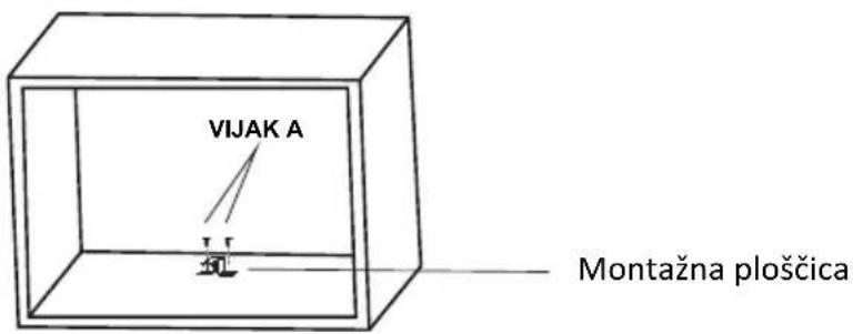 VIJAK A, Montažna ploščica