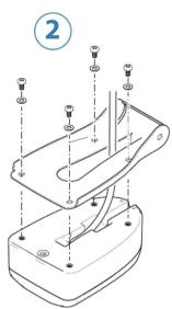 SIMRAD LiveSight - Trolling motor shaft installation (forward-looking) - 2