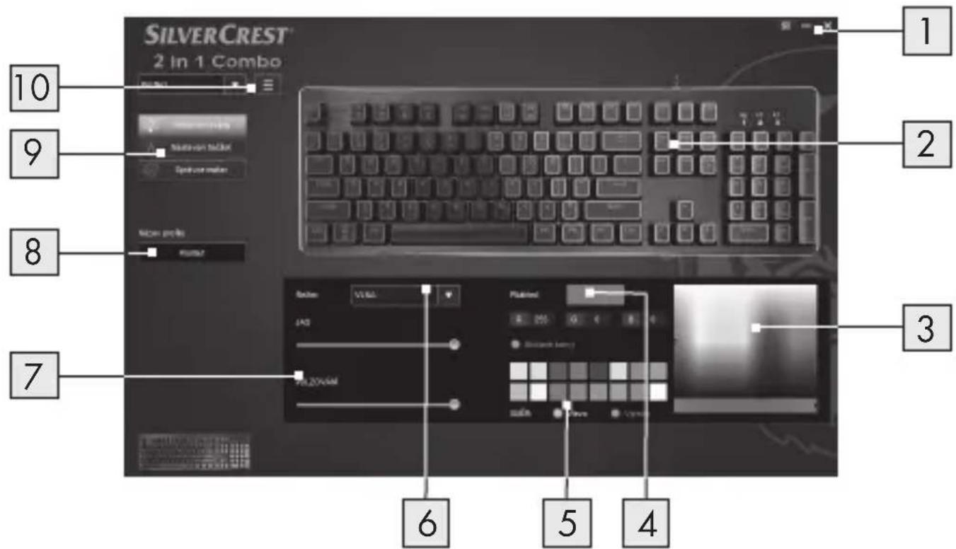 SILVERCREST® 2 v 1 Combo 10 9 8 7 6 5 4 2 1 2 3