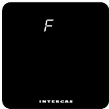 Intergas Comfort Touch - Knipperende 'F' - 1