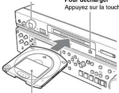 Pour décharger Appuyez sur la touche