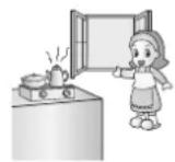 LG PH-U451WN - Use after enough air circulation when cooking - 1