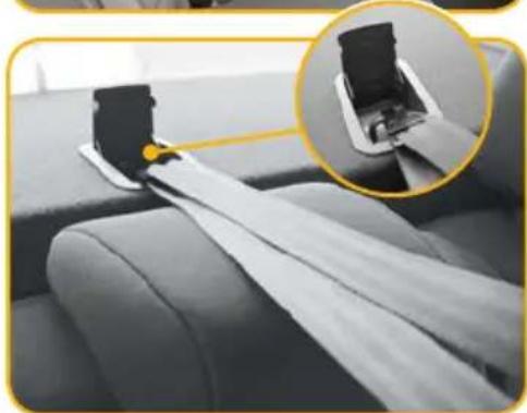SAFETY 1ST Summit ISO 30 - Rearward-Facing Installation Using Seatbelt - 5