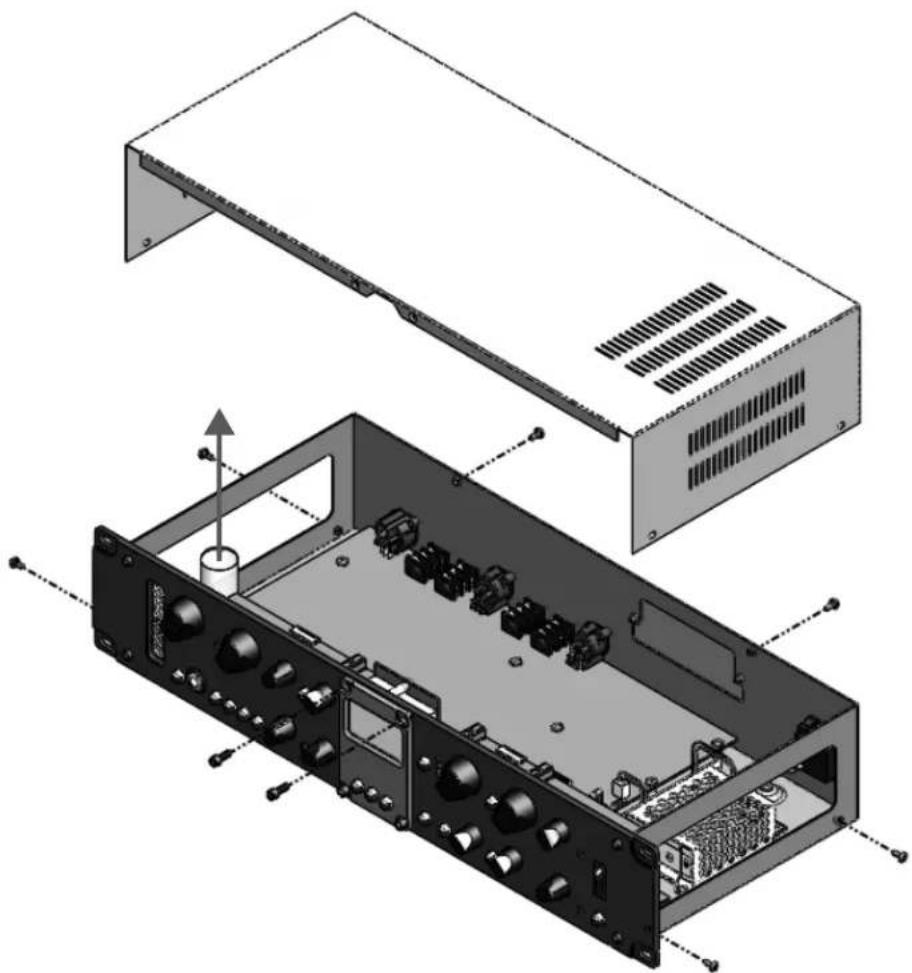 DBX 676 - To change the tube: - 1
