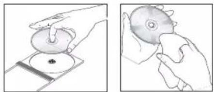 Two-step illustration showing a hand holding a small cup over a plate and another hand holding a baby's mouth (no text or symbols).