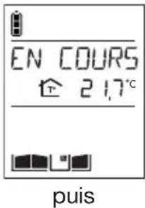 EN COURS ↑ 21,7°C puis