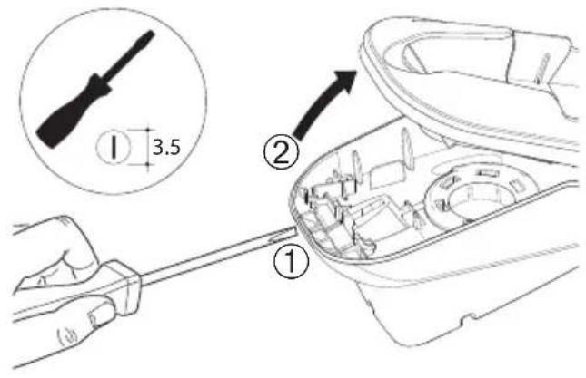 HAGER LCP01S - Charge préalable du combiné avant la pose - 1