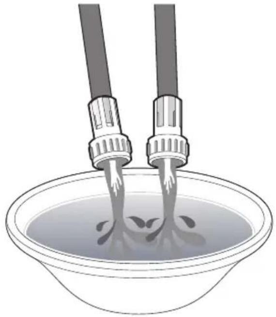 INSIGNIA NS-TWM16WH9 - Étape 4b : Connexion à l'eau à partir de deux robinets - 3