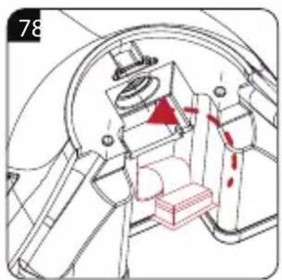 Mechanical assembly diagram showing a cam mechanism with no visible text or symbols.