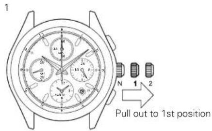 Pull out to 1st position