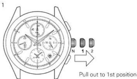 Pull out to 1st position