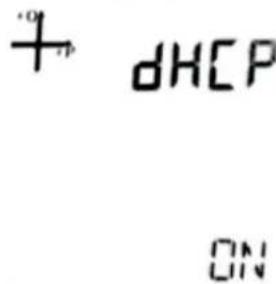 dHCP ON