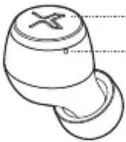 Line drawing of a cup with a handle and spout, no text or symbols present