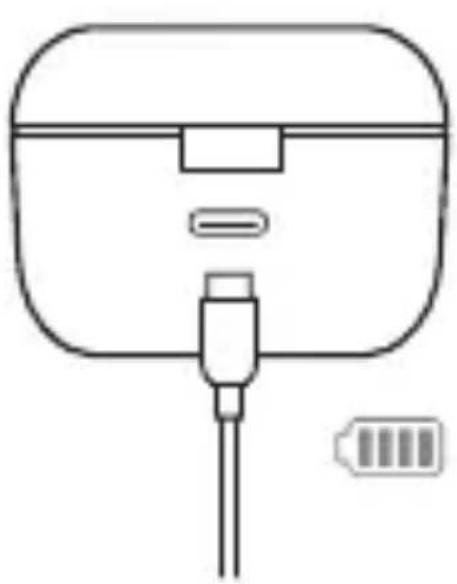 Line drawing of a device with a plug and cable, no text or symbols present