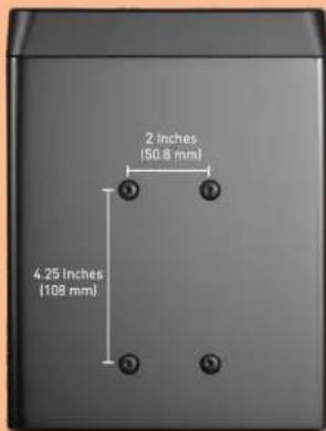 2 inches (50.8 mm) 4,25 inches (108 mm)