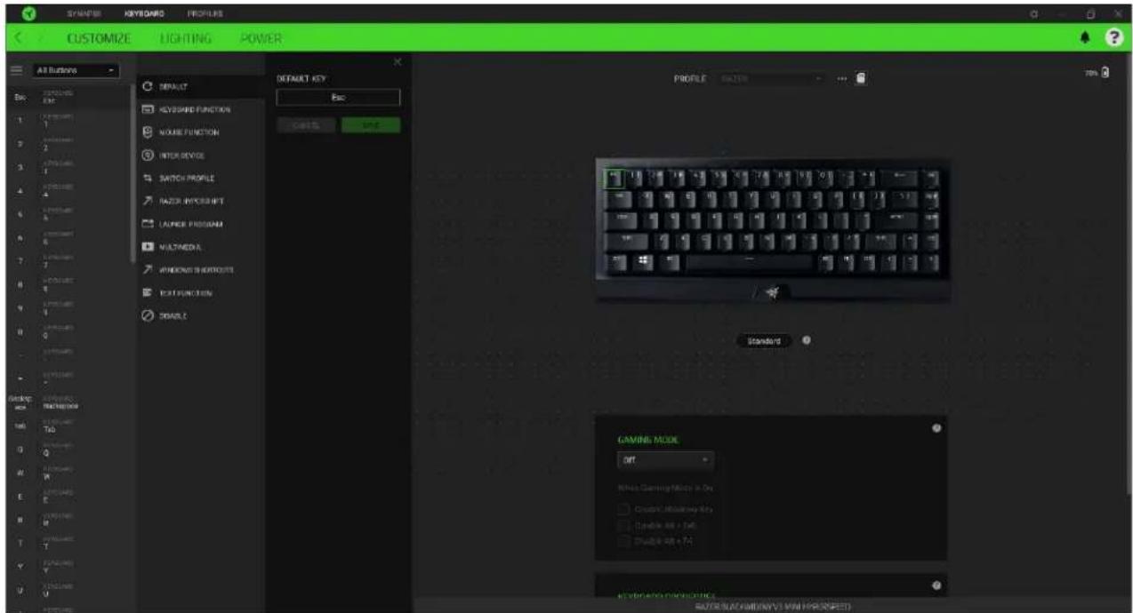 CUSTOMIZE LIGHTING POWER All Buttons Default REVISIONED FUNCTION MOORE FUNCTION INTER DEVICE SWITCH PROFILE RAZER IMPOST NET LAUNCH PROGRAM MULTIMEDIA VIEMENS SHROOMS EXIT FUNCTION DEFAULT DEFAULT KEY Rec TITLE TIME PROFILE GAMINE MENU OUT When Gaming Menu is On: C:\Users\Modems\Key C:\Users\Alt + Alt C:\Users\Alt + Alt Reversary Monitoring AUTO(SACH/KEY) V3 MINI-PRESERVED
