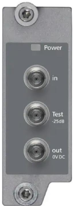 Power in Test -25dB out 0V DC