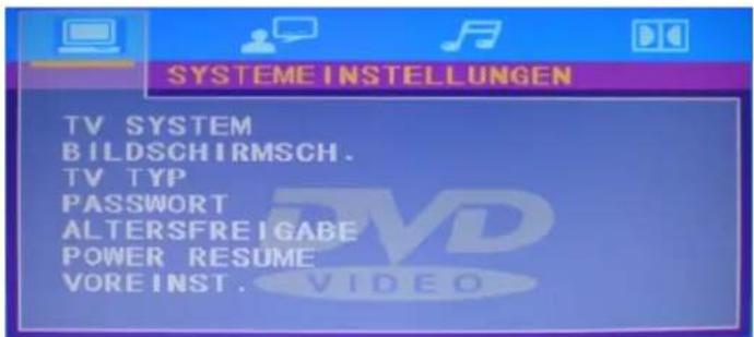SEG Venezia - DVD Allgemeine Einstellungen - 1