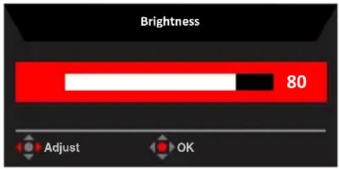 ACER Nitro XF3 XF273Z - ฮ็อดคีย์ 2 (คำเริ่มต้น: Brightness (ความสว่าง)) - 1
