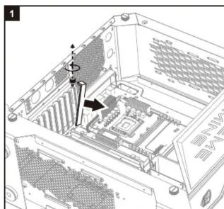 Interior view of a computer tower with visible CPU socket and ventilation slots (no text or labels)