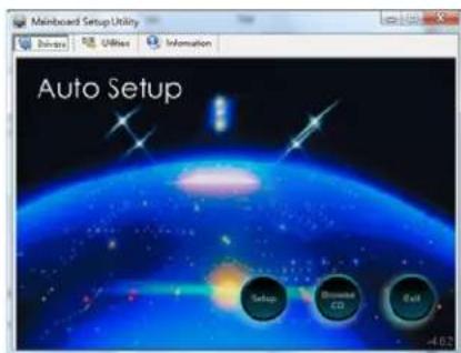 Mainboard Setup Utility Binary Utilities Information Auto Setup Setup Mastercard CD Exit -4.0.2