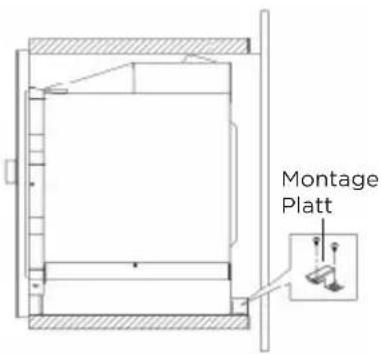 Montageplatte
