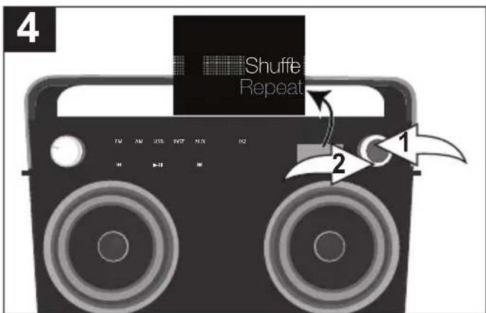 4 Shuffle Repeat 1 2