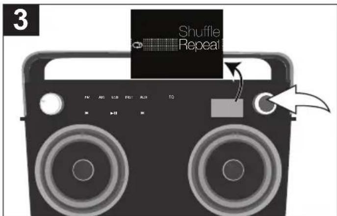 3 Shuffle Repeat