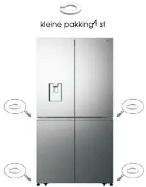 Kleine pakking, 4 stuks
