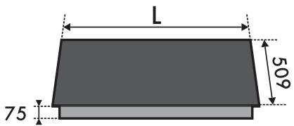 SMEG PGF64SA - Fixation à la structure de support : modèle à encastrement traditionnel - 1