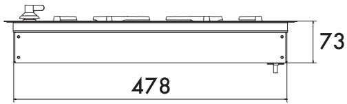 SMEG PGF64SA - Bevestiging op de steunende structuur: gelijke inbouwmodel - 11