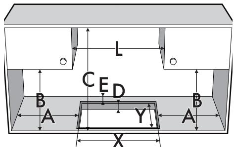 SMEG PGF64SA - Fixation à la structure de support : modèle à encastrement au ras - 3