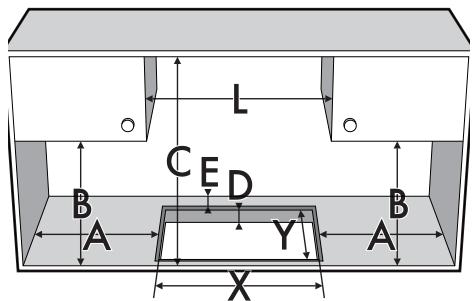 SMEG PGF64SA - Fixação na estrutura de suporte: modelo de encaixe tradicional - 3