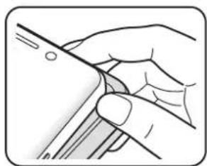 Illustration of a hand holding a pen.