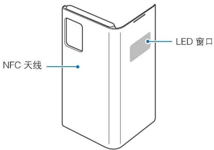 NFC 天线 LED 窗口