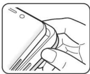 Illustration of a hand holding a pen or ruler, no text or symbols present.