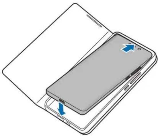 SAMSUNG EF-NG991 - Προσάρτηση ή απόσπαση του LED View Cover - 1