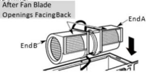 Summit MHOTR242B - Adapting the Microwave Blower for Outside Back Exhaust - 6