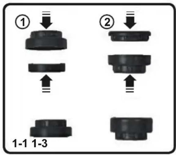 ① ② 1-1 1-3